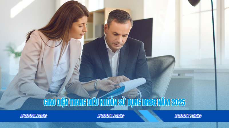 Giao diện trang điều khoản sử dụng DR88 năm 2025 Giao diện trang điều khoản sử dụng DR88 năm 2025